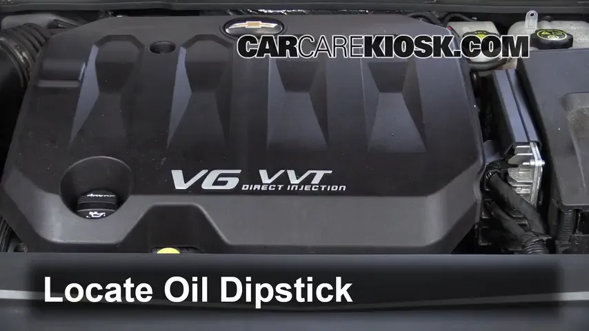 2014 Chevrolet Impala LT 3.6L V6 FlexFuel Aceite Controlar nivel de aceite
